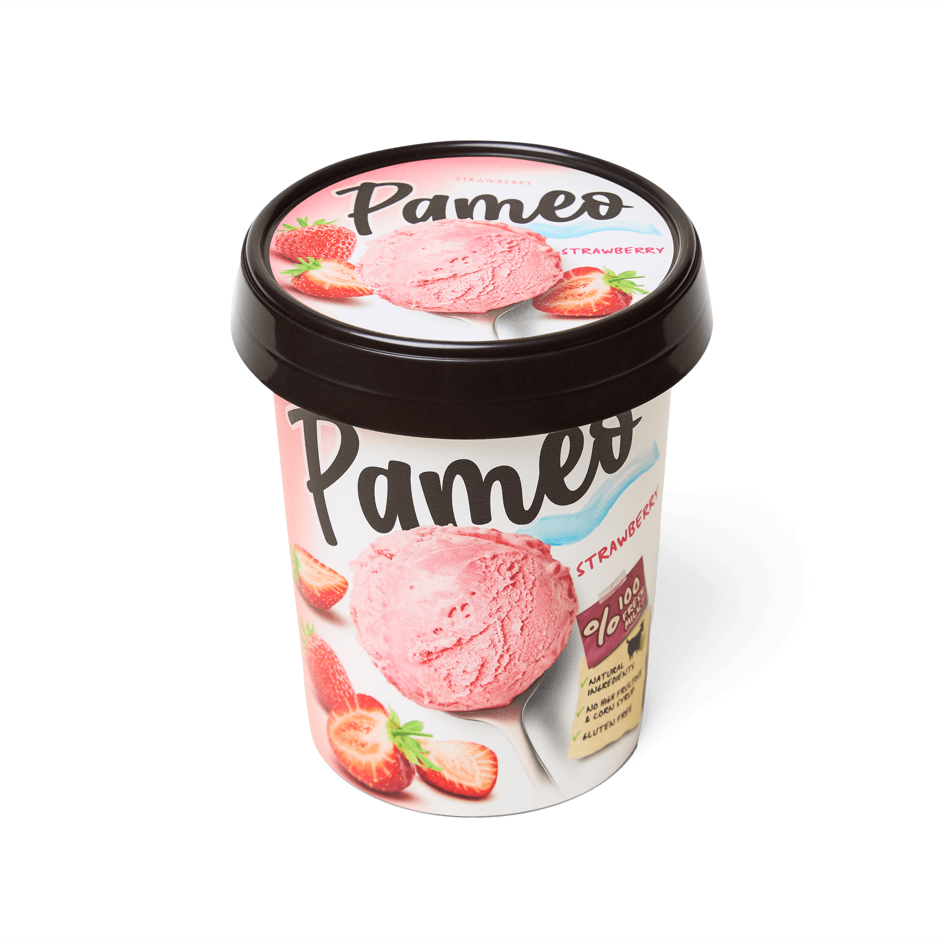 Pameo Çilekli 500ML Dondurma